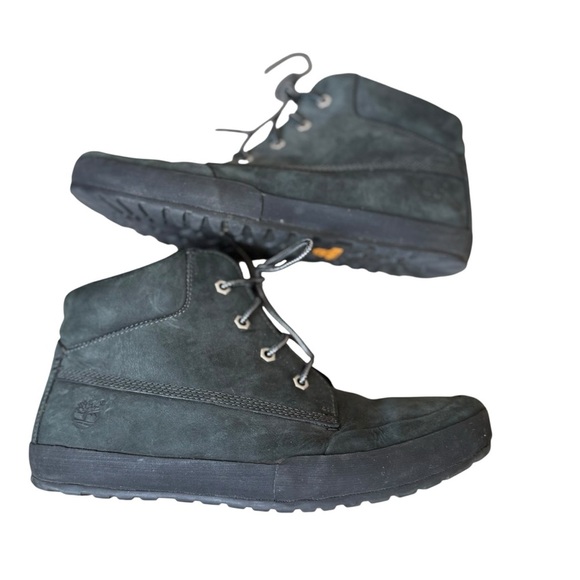 Timberland Eden Square Combat Boots Women's 9 Green Nubuck Lace Up Ankle Sneaker - Picture 1 of 12